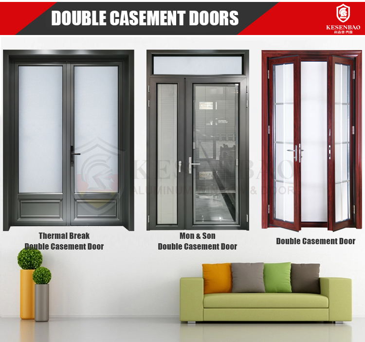 Modern Aluminum Casement Door