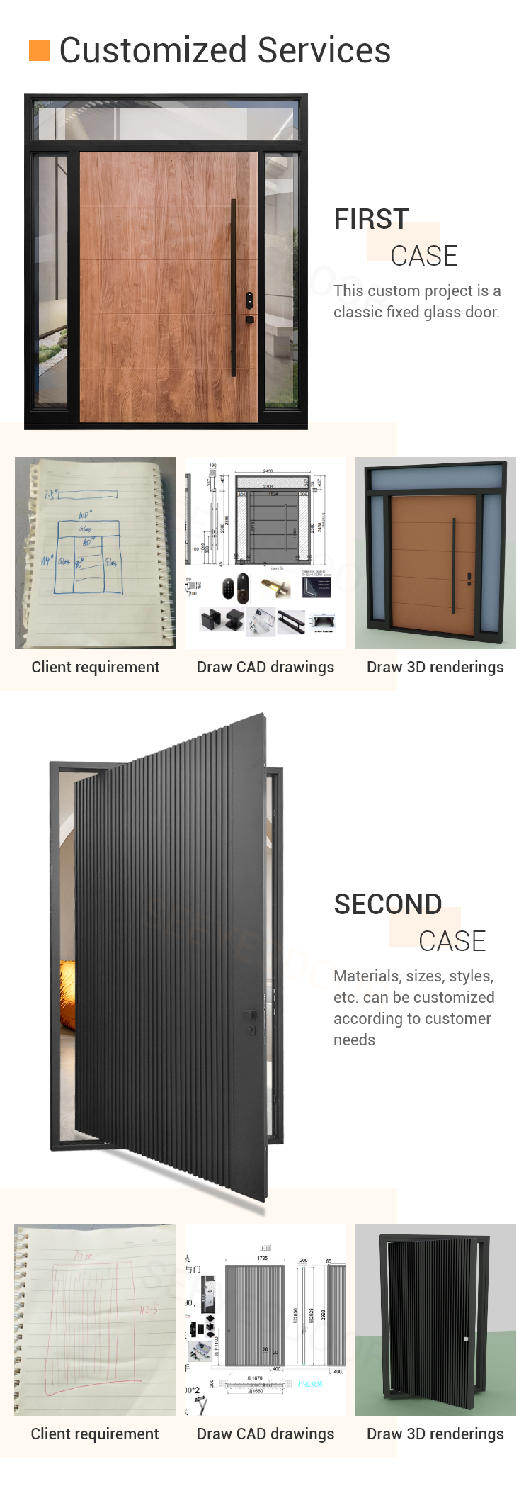 Wood Door Showcase