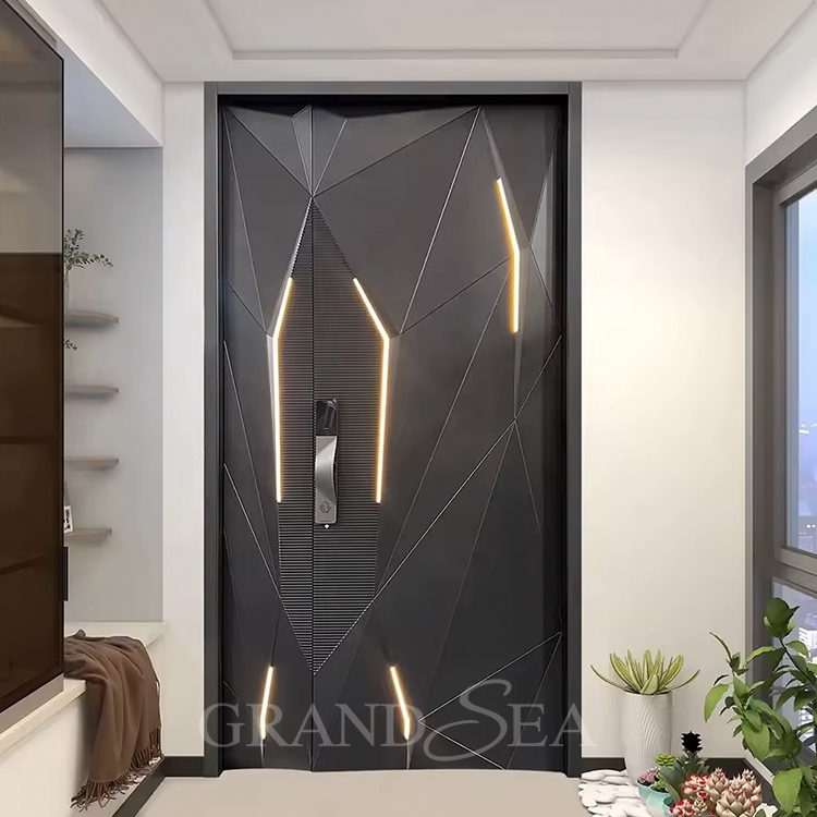 Custom pivot door model 9