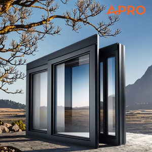 APRO Thermal Insulation Sound Insulation Aluminum Sliding Double-glazed Bedroom Window