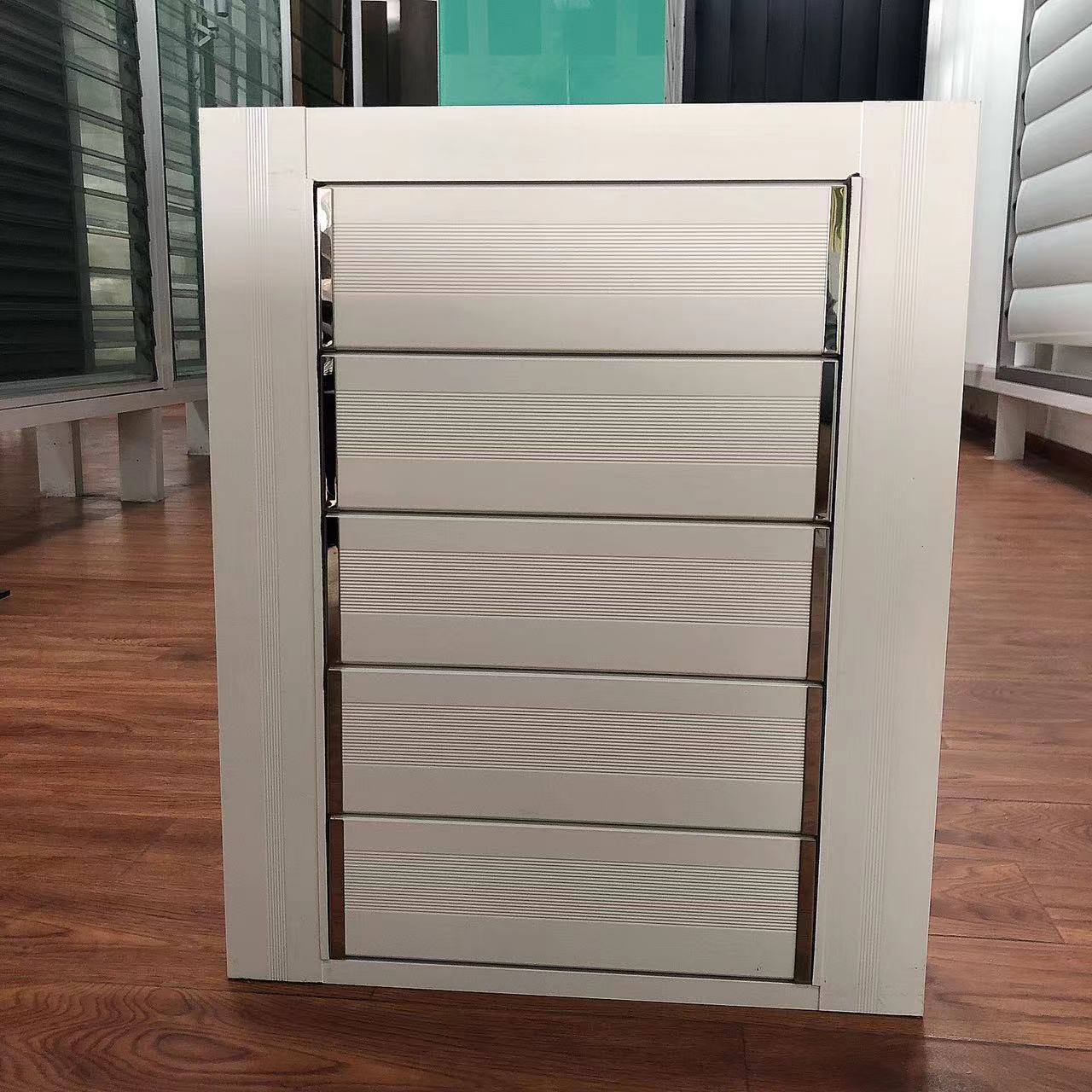 Outdoor Automatic Louver Jalousie Window Louvre Aluminum Shutters