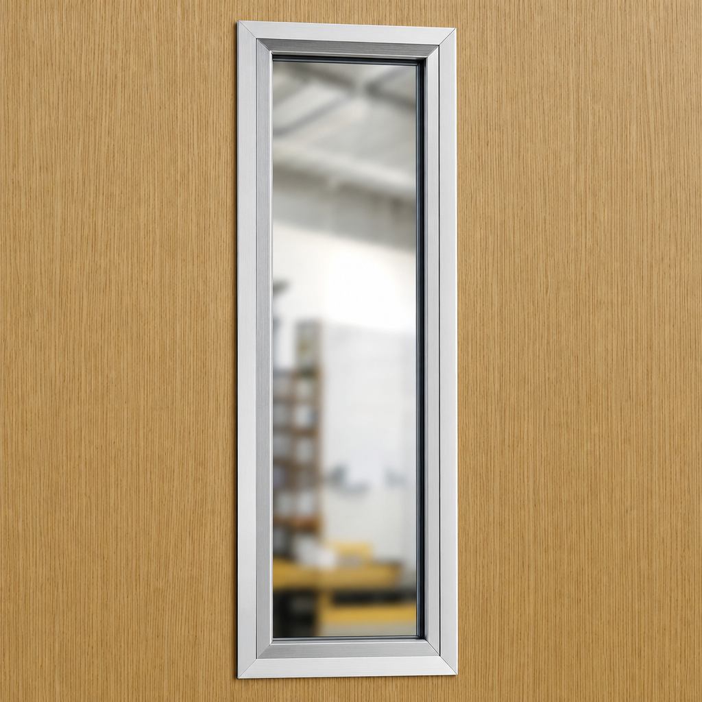 Custom Modern All Aluminum Fireproof Door Fire Rated Interior Exterior Entrance Metal Door for Residential Building
