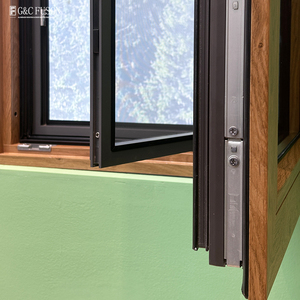 Fuson Arc Window Camber Window Aluminum Double Glazed Garden Swing Window