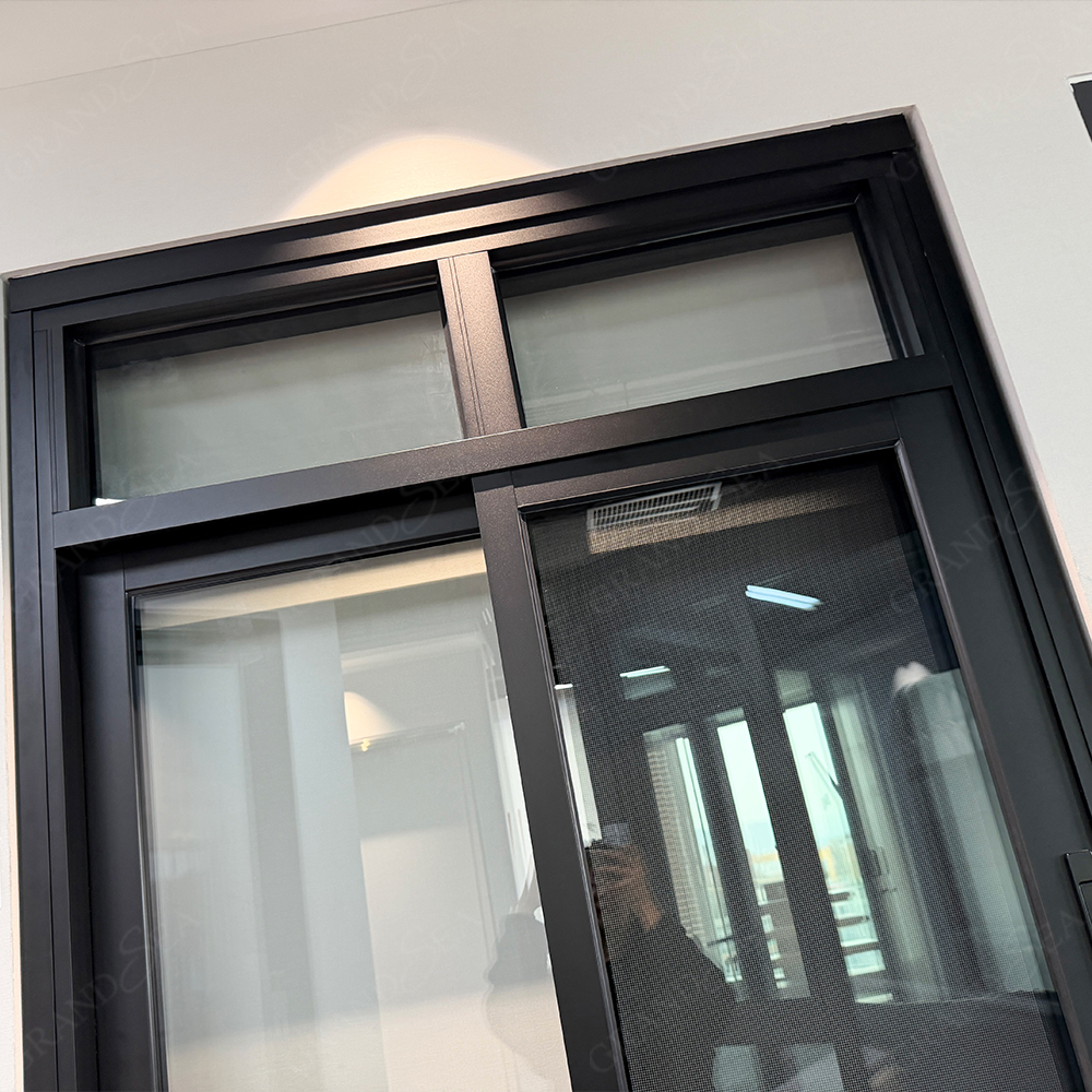 Modern Sliding Aluminum Double-Glazed Soundproof Windows with Thermal Break for Bedroom bar Porch Bay Window Cloakroom Cafe
