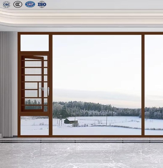 Modern Design Aluminum Alloy Soundproof Sliding Windows with Thermal Break and Mosquito Net for Bathroom Home Patio &amp; Porch