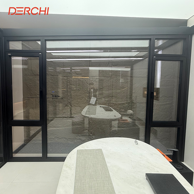 Modern Aluminum Alloy Broken Bridge windows Fixed windows Tempered Glass Casement Windows for Home