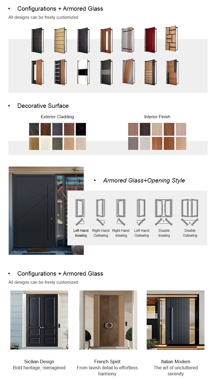 Bespoke Finish Selections