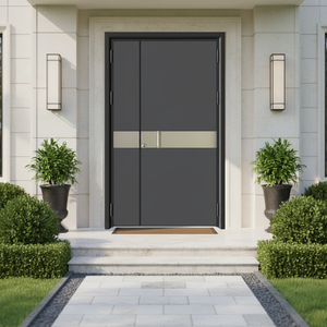 Luxury Cast Aluminum Front Entry Door High Security Anti-Theft