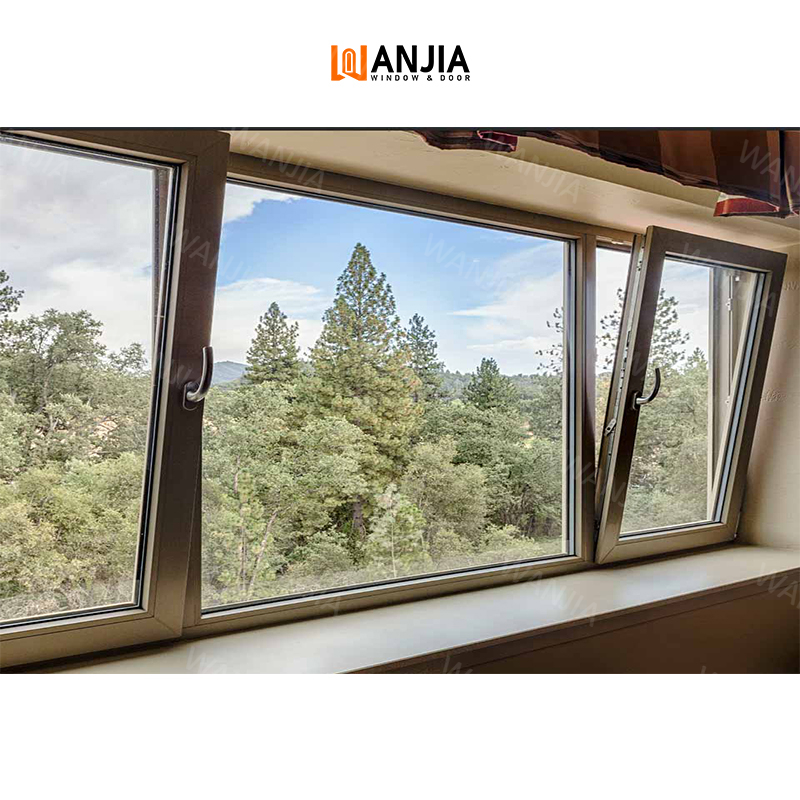 Minimalist Design Tilt and Turn Window Double Glazed Window Thermal Break Windows Slim Narrow Frame Casement Window