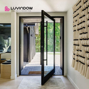 Luxury Villa Thermal Break Aluminum Pivot Door