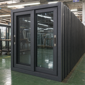 Modern Aluminum Double Glazed Sliding Window and Back Door Unit