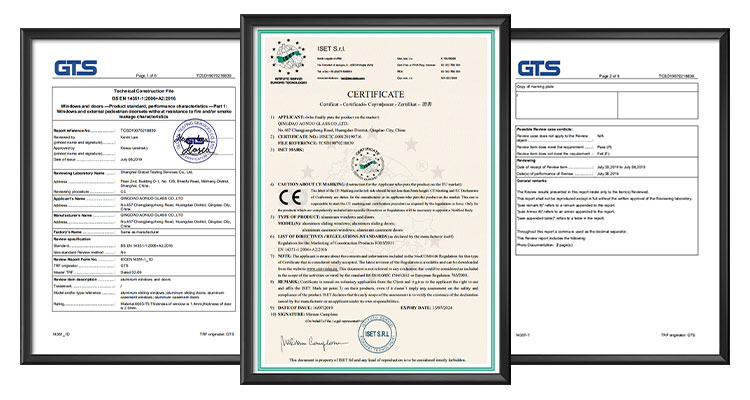 Certificates
