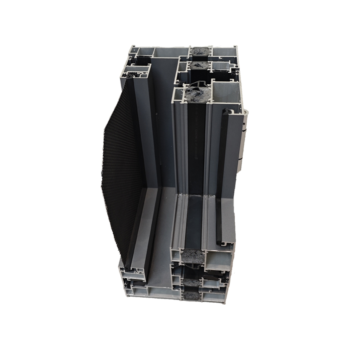 House Apartment Double Glazed Aluminum Swing Window Double Tempered Glass windows Mosquito Net Casement Window Sample
