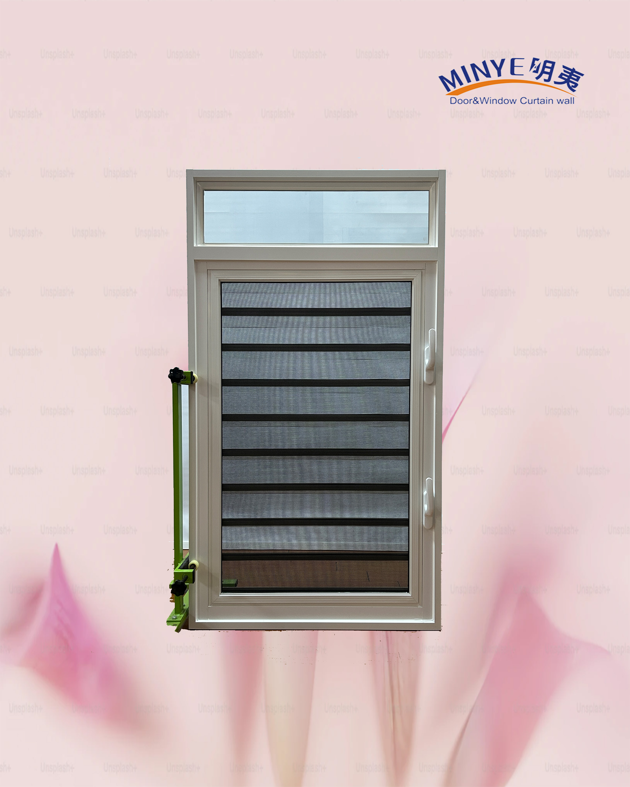 Modern Design Aluminum Glass Louvre Windows Horizontal Adjustable Tempered Glass Louver for Bathroom Kitchen Ventilation