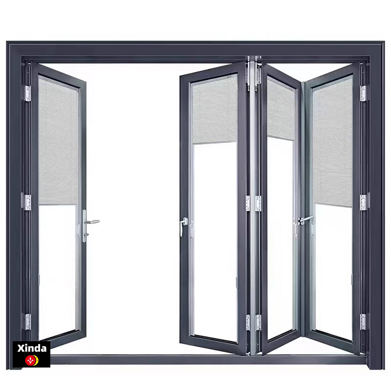 Open Sliding Window Aluminum Alloy Material Folding Casement Windows and Doors