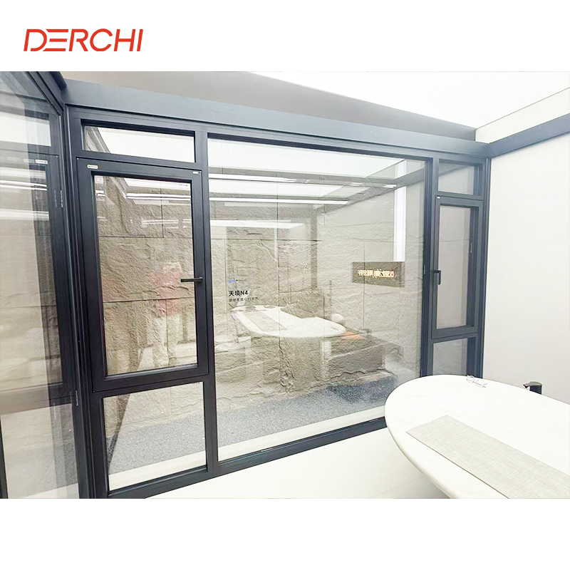 Modern Aluminum Alloy Broken Bridge windows Fixed windows Tempered Glass Casement Windows for Home