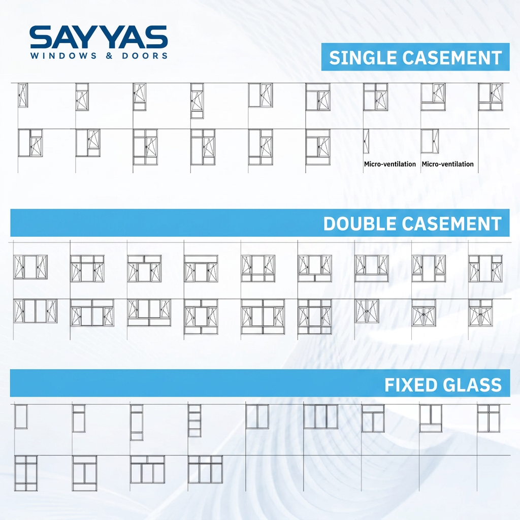 Sayyas Windows F120 Modern Flush Design Energy Efficient Double Glazed Windows Aluminum Clad Wood Window Manufacturer China