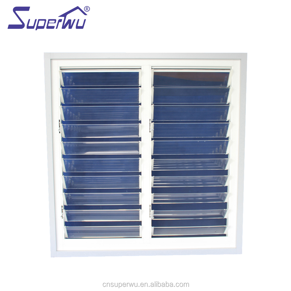 Australia Standard Aluminum Profile Glass Louvre Window Cheap Price of Glass Louver