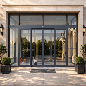 Thermal Break Aluminum Sliding Door Double Glazing CE Certified