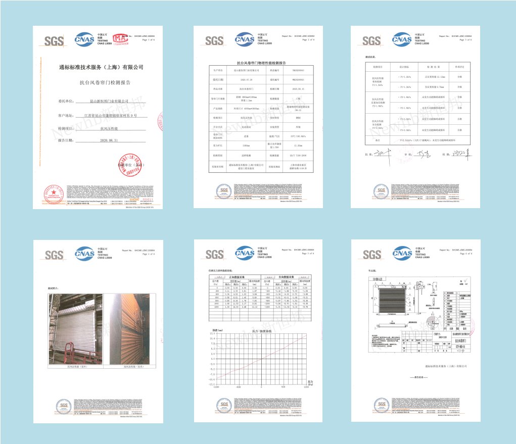 Best Selling Automatic Hurricane Proof Galvanized Steel Roller Shutter Door Garage Roll up Door