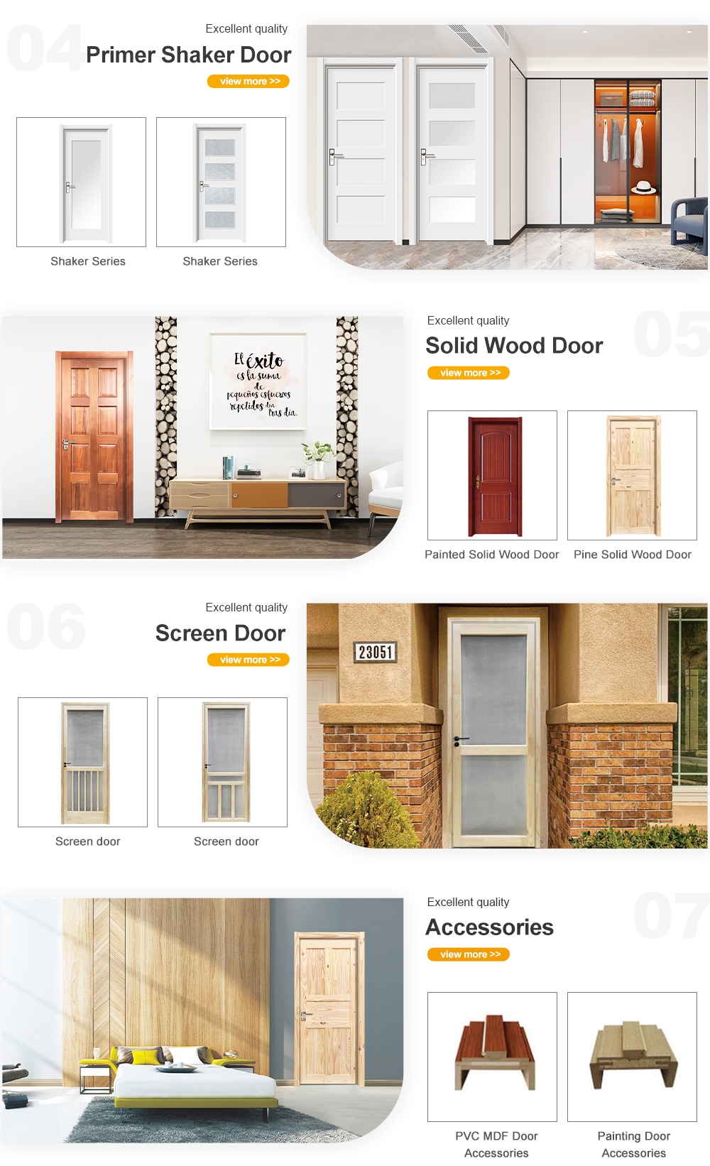 Main Products Catalog