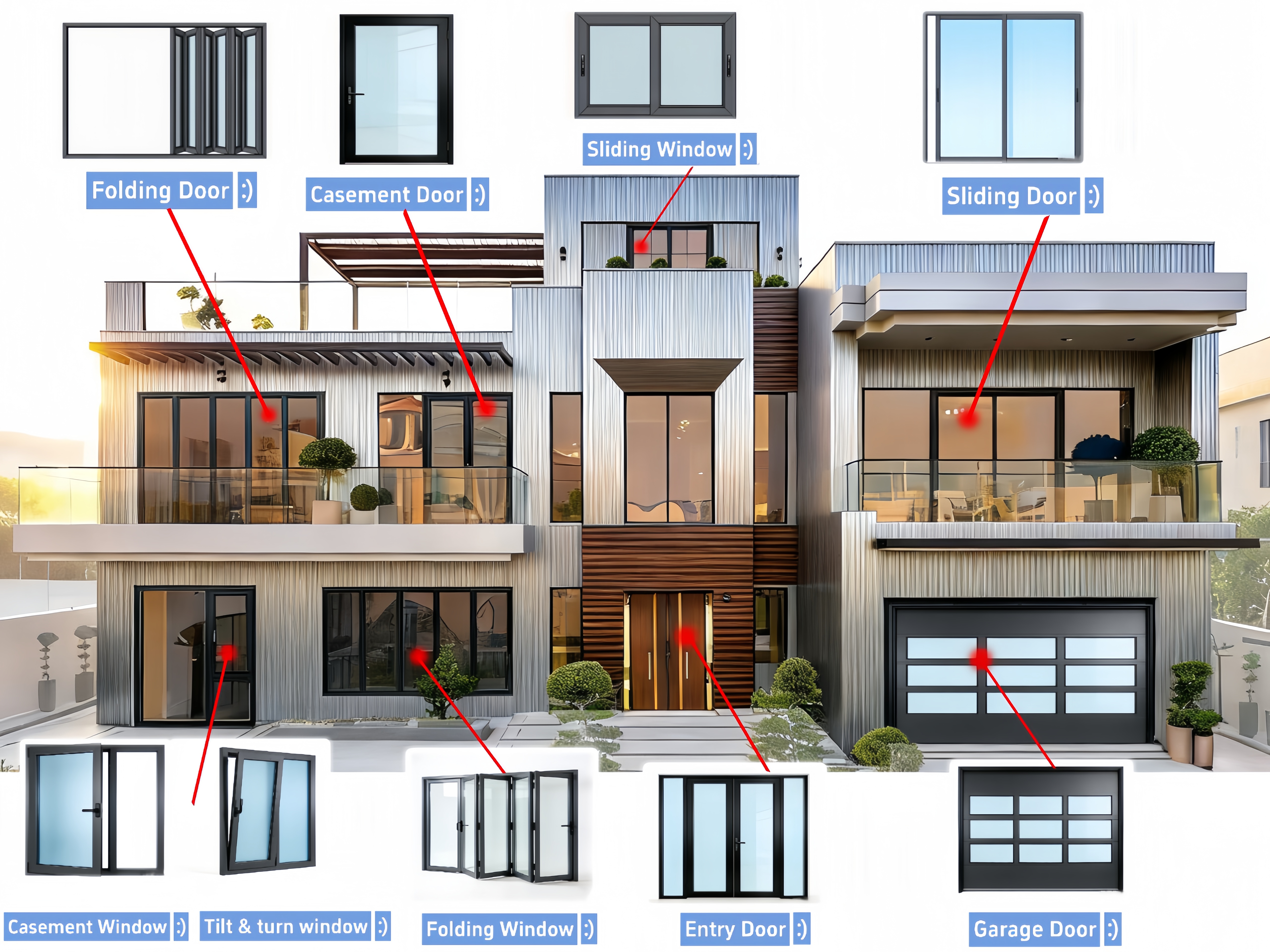 Aluminium Exterior Sliding Doors Heavy Duty Lift and Slide Door for Architectural Projects Custom Size OEM ODM CE Certified