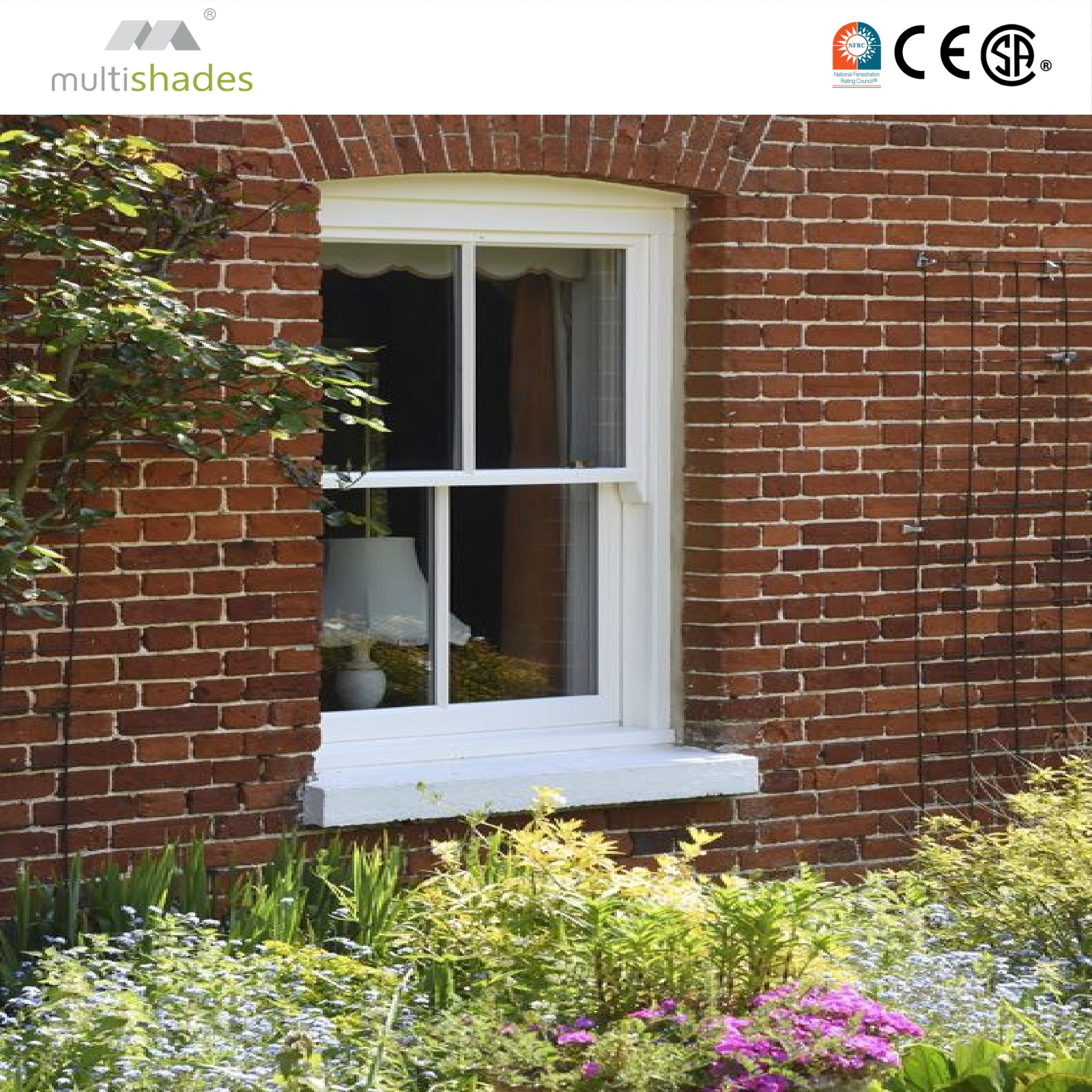 American Standard Thermal Break Aluminum Single Hung Sliding Window With Low-E Insulated Glass And Stainless Steel Fly Screen