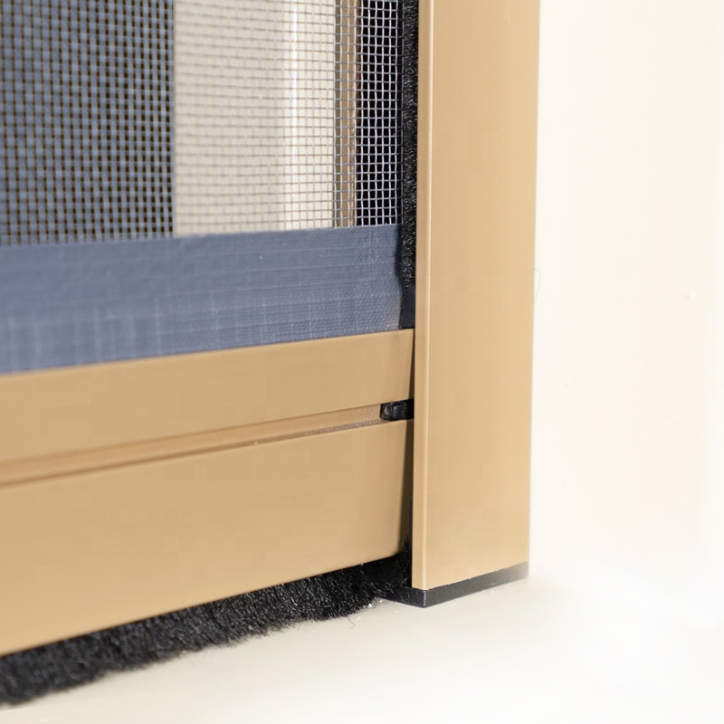 Custom Mosquito Screen Net Window Retractable Fiberglass Screen Window Aluminum Frame up Down Sliding Insect Fly Screen Window