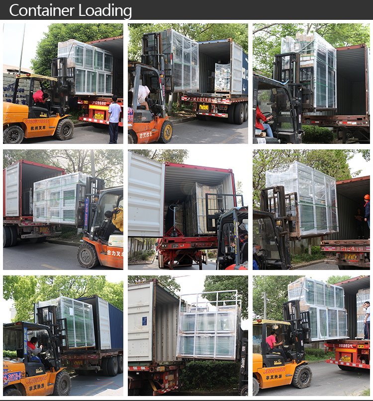 Aluminum Insulated Glass Sun Louver windows Louvre Window Factory Supply