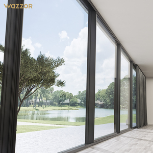 Modern Double Glazed Aluminium Frame Slide House Windows