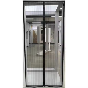 Heavy duty magnetic mosquito screen door