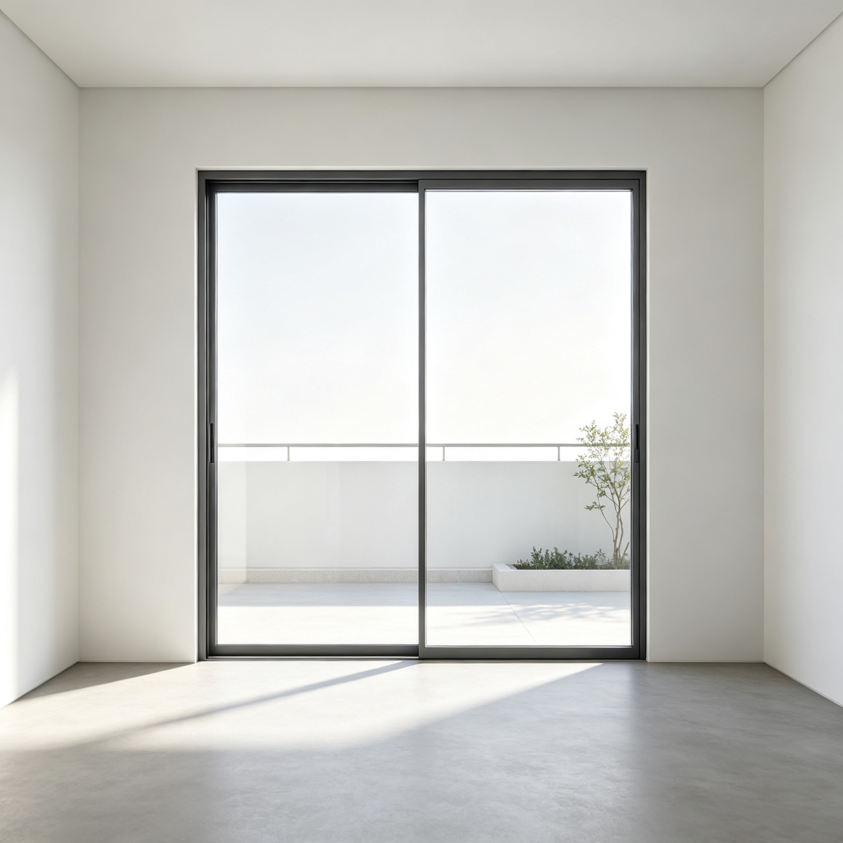 Factory Direct Dustproof Soundproof Easy Clean Slim Frame Tempered Safety Aluminum Glass Sliding Door For Home Second Bedroom