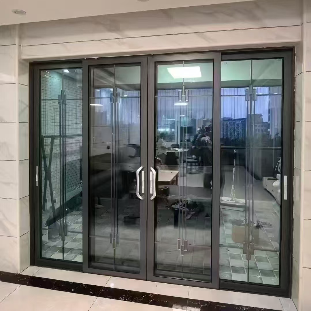 Double Glazed Low-E Glass Waterproof Soundproofed External Patio Aluminum Minimalist Australian Upper Lower Sliding Doors