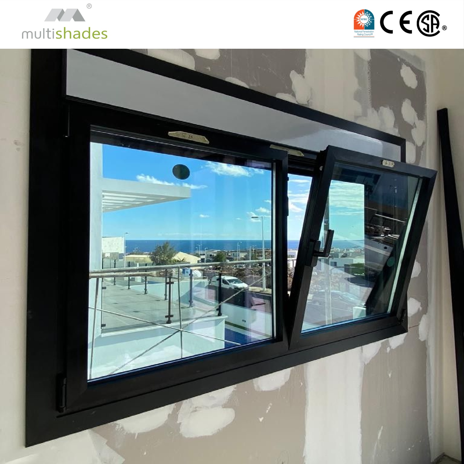 NFRC AS2047 European Style High Quality Energy Efficient Thermal Break Aluminum Triple Glaze Passive House windows