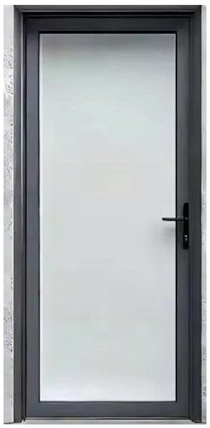 China Manufacturer Swing Open Aluminium Glass French Doors Double Panel Exterior Aluminium Door for Patio
