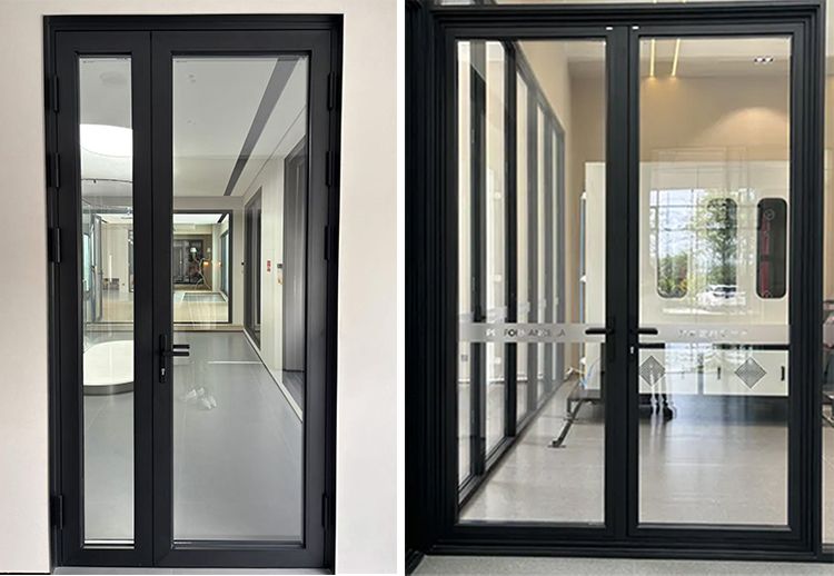 Forged French door display 6