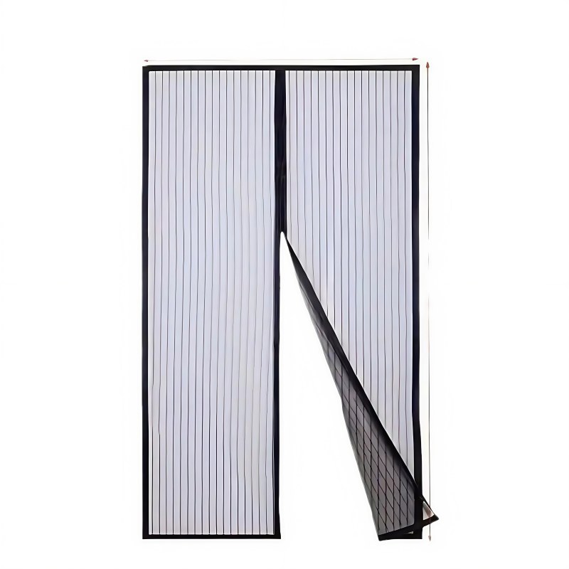 High-quality Modern Automatic Closing Magnetic Fiberglass Door Screen Mosquito Net Washable Customizable Mesh 1-Year Warranty