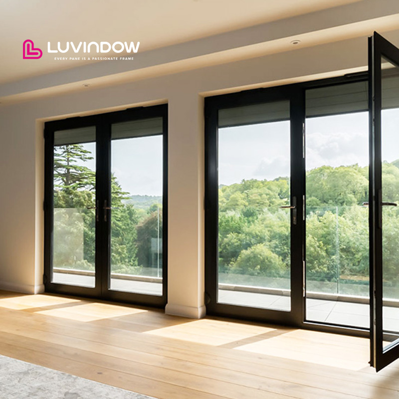 Timeless Elegance Energy Saving Budget Friendly Thermal Break Aluminum Swing Doors for North American Builder Heritage Projects