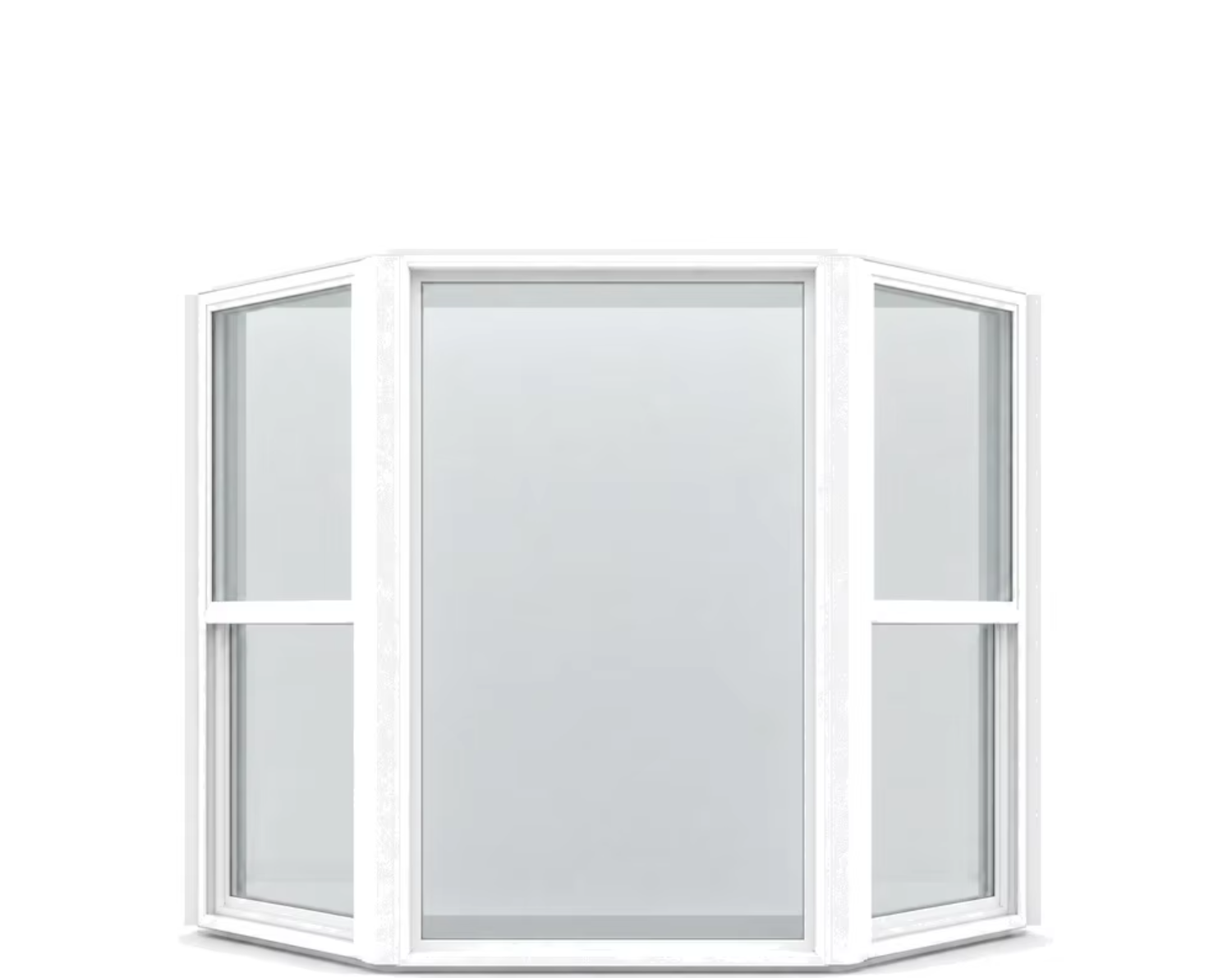 Octagonal Aluminum Bay Window Custom Polygon Window Aluminum Alloy Frame with Glass