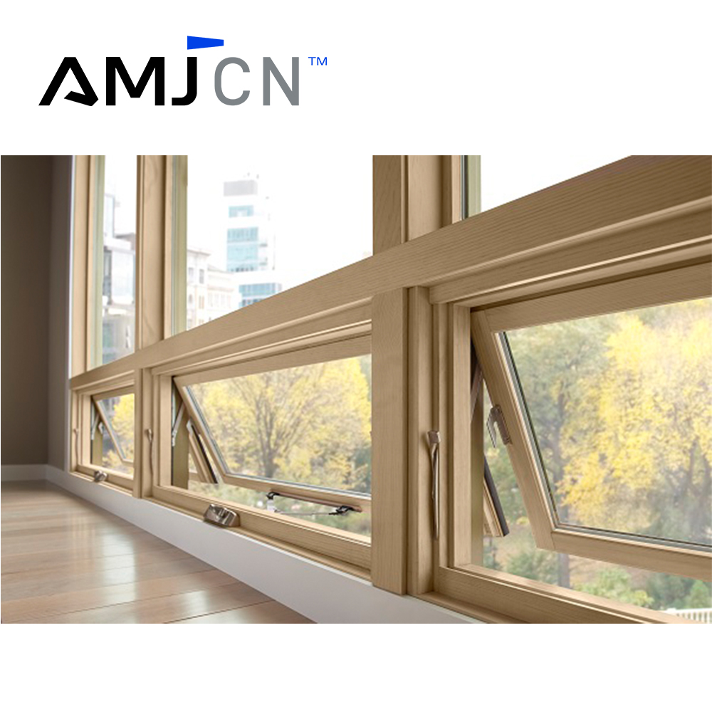Pitched Aluminium Roof Windows Aluminum Skylight Awning Casement Metal Roof Swing Window Awning Windows With AMJ CN