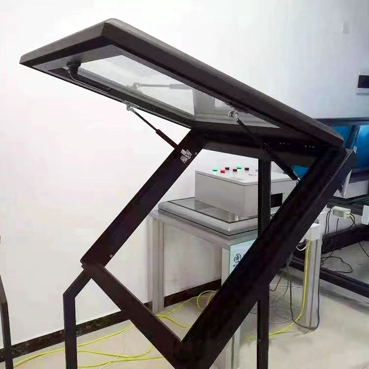 Aluminum Pitched Skylight Windows Roof With Blinds