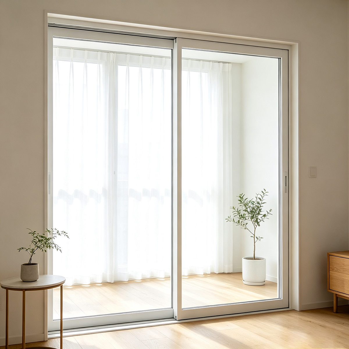 Factory Direct Dustproof Soundproof Easy Clean Slim Frame Tempered Safety Aluminum Glass Sliding Door For Home Second Bedroom
