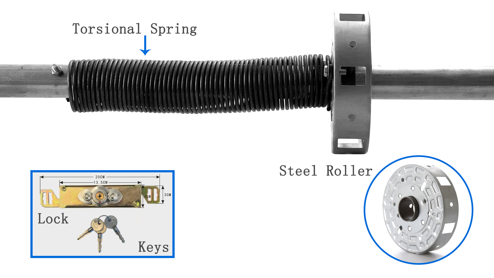 Manual Operation Aluminum Roller Shutter Door