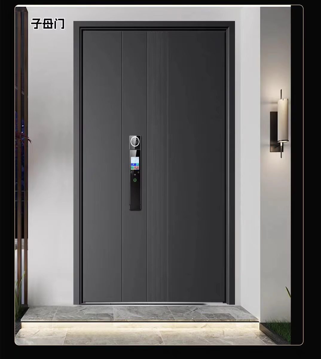 European Standard Luxury Aluminium Entrance Doors Anti-theft Security Residential Door for Exterior Modern for Luxury Houses