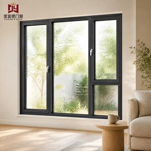 French Style Casement Aluminum Window, Anti-aging for European Market for House