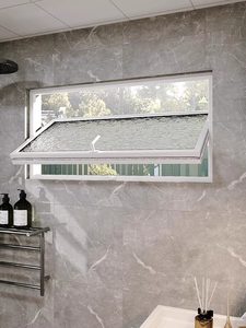 Soundproof Aluminum Center Shaft Bathroom Ventilation Window