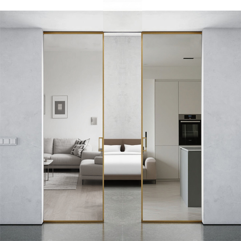Aluminum Frame Pocket Door