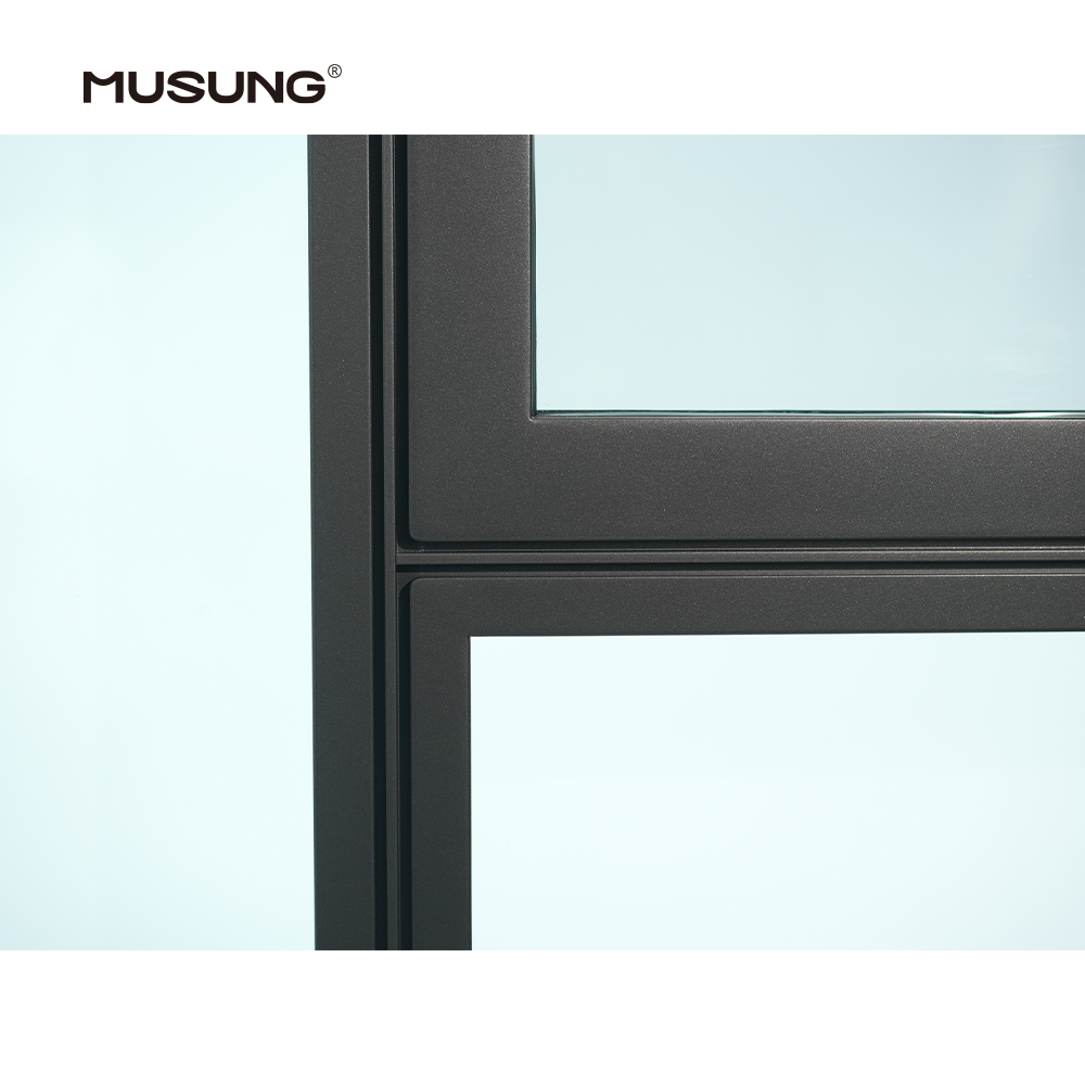 Custom Villa House Project Window and Door Thermal Break Insulated Window Soundproof Double Glazed Aluminum Casement Windows