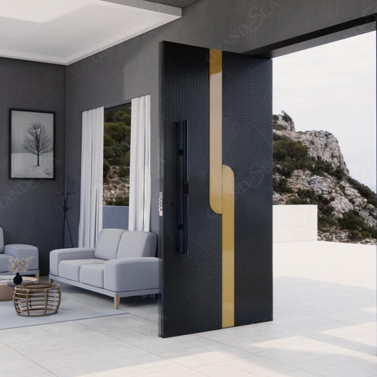 Custom pivot door model 5