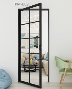 French Loft Interior Glass Swing Door